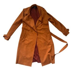 Forever 21 Burnt Orange Trench Coat